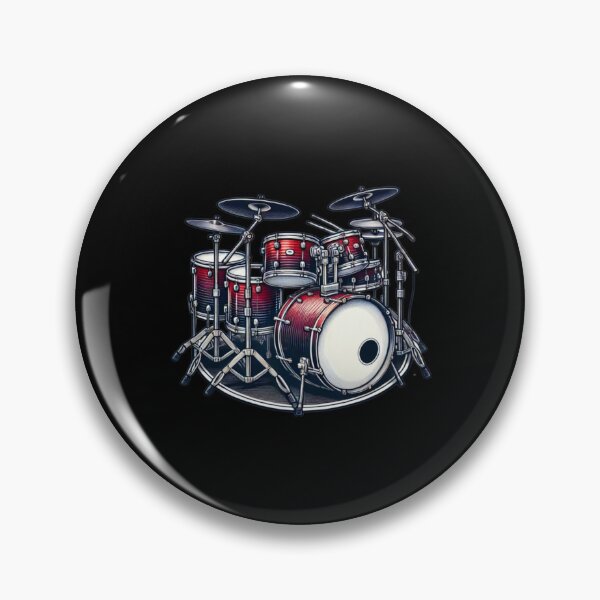 Item preview, Dynamic Drum Set - Professional Percussion Instrument Art designed and sold by ShaikTalatAziz.