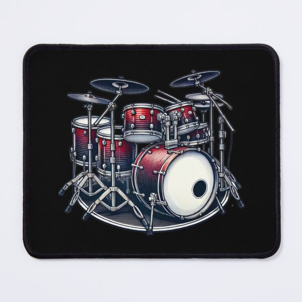 Item preview, Dynamic Drum Set - Professional Percussion Instrument Art designed and sold by ShaikTalatAziz.