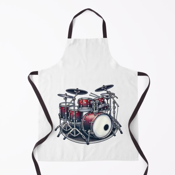 Item preview, Dynamic Drum Set - Professional Percussion Instrument Art designed and sold by ShaikTalatAziz.