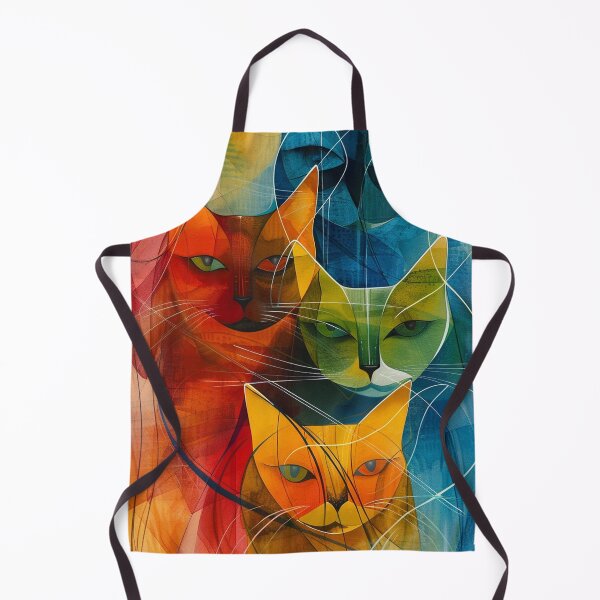 Item preview, A group of multicolored cats designed and sold by aghnadarragh.