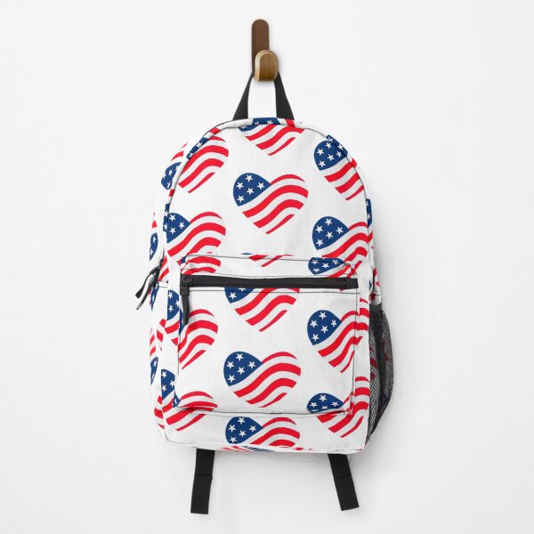 Item preview, "Love USA" Heart Flag Collection - Exclusive 4th July - USA Independence Day designed and sold by Pixeo Creations.