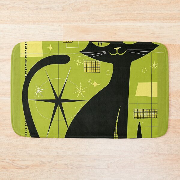 Item preview, Modern Retro Vintage Cat Art designed and sold by nomiraclehere.