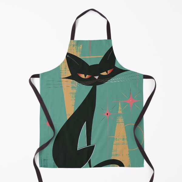 Item preview, Modern Retro Vintage Cat Art designed and sold by nomiraclehere.