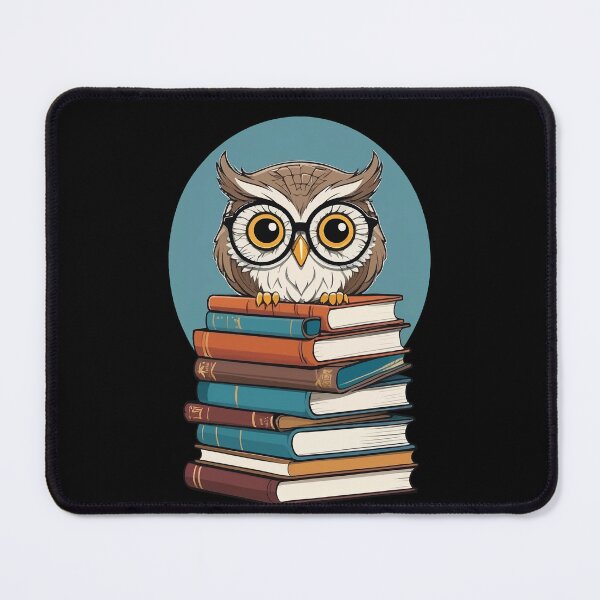 Item preview, Cute Owl Bookworm for Enthusiastic Readers designed and sold by LuminOrb.