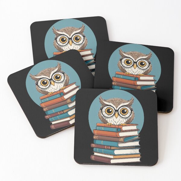 Item preview, Cute Owl Bookworm for Enthusiastic Readers designed and sold by LuminOrb.