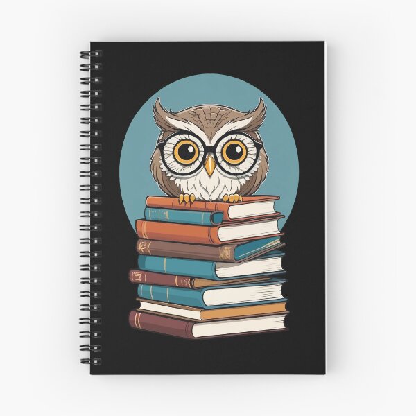Item preview, Cute Owl Bookworm for Enthusiastic Readers designed and sold by LuminOrb.