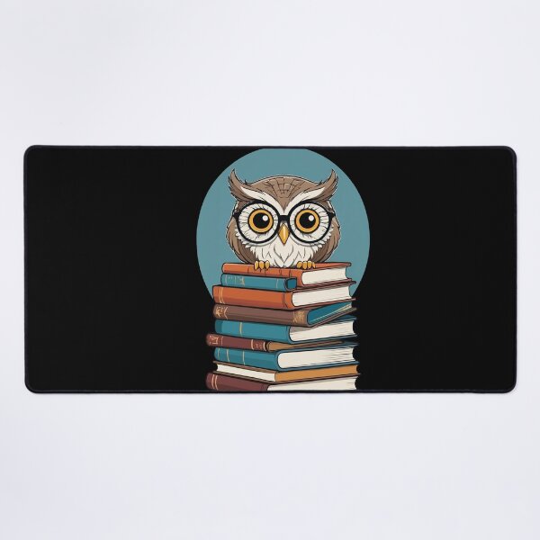 Item preview, Cute Owl Bookworm for Enthusiastic Readers designed and sold by LuminOrb.