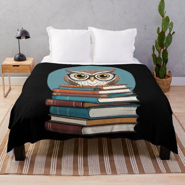 Item preview, Cute Owl Bookworm for Enthusiastic Readers designed and sold by LuminOrb.