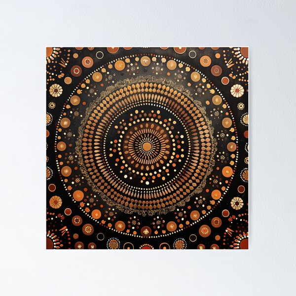 Item preview, Aboriginal Inspired Dot Art - Garmony designed and sold by GrinGalore.