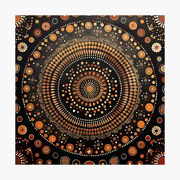 Item preview, Aboriginal Inspired Dot Art - Garmony designed and sold by GrinGalore.