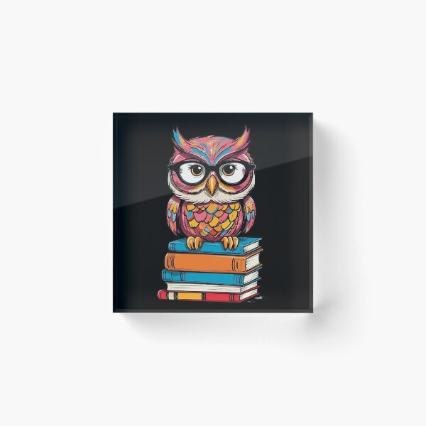 Item preview, Bücher Eule Eulen Liebhaber Begeisterte Leseratte designed and sold by LuminOrb.