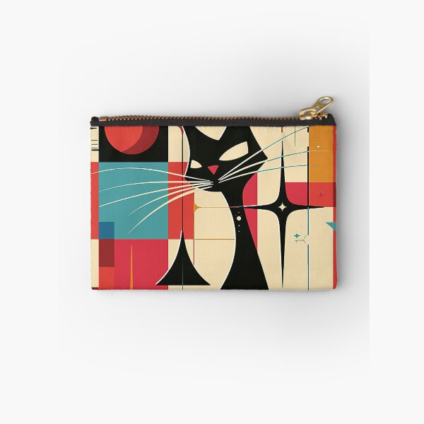 Item preview, Modern Retro Vintage Cat Art designed and sold by nomiraclehere.