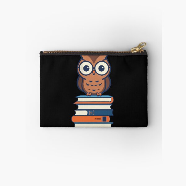 Item preview, Cute Owl Book Lover Sweet Book Illustration designed and sold by LuminOrb.