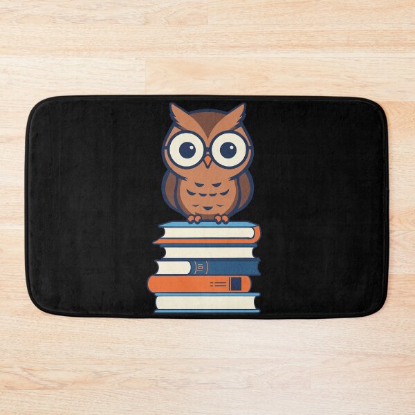 Item preview, Cute Owl Book Lover Sweet Book Illustration designed and sold by LuminOrb.
