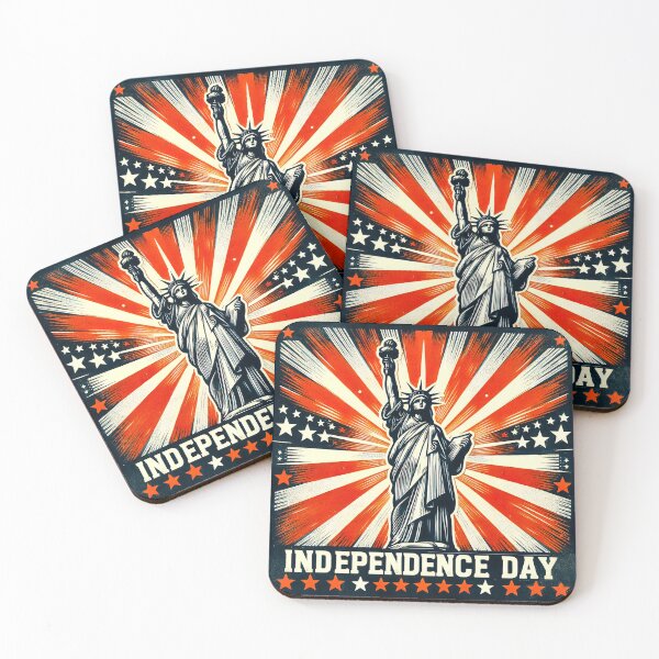 Item preview, Retro Independence Day Celebration: Iconic American Symbols. designed and sold by jardraz.