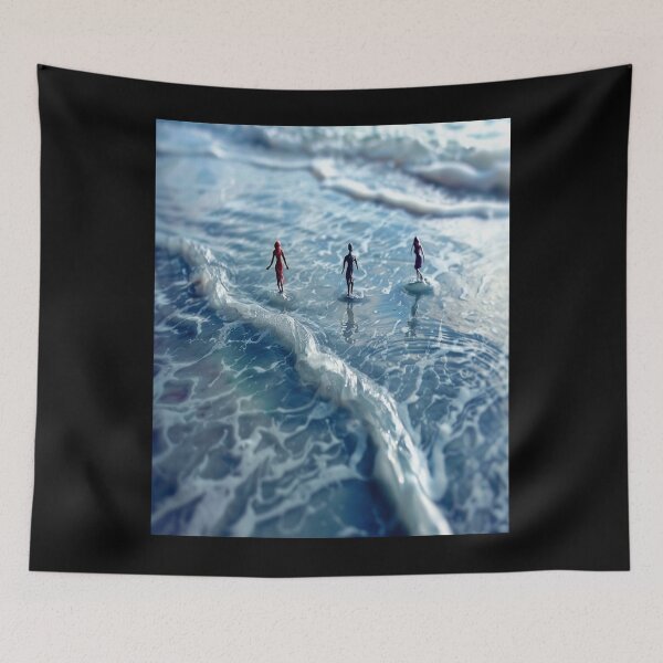 Item preview, Miniature Figures at the Beach designed and sold by bradkuntada.