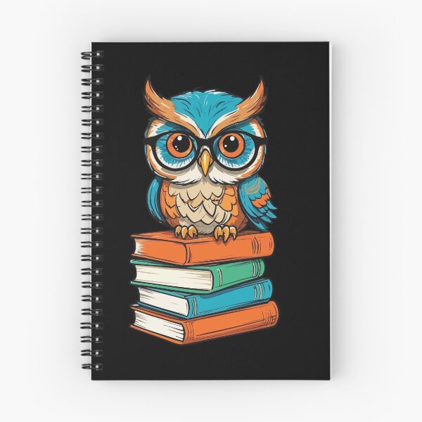 Item preview, Bücher Eule Süße Buch Illustration designed and sold by LuminOrb.