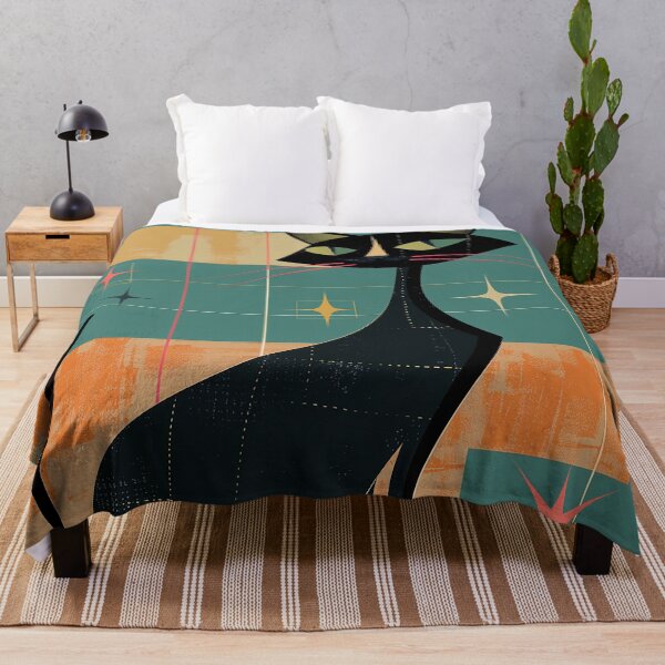 Item preview, Modern Retro Vintage Cat Art designed and sold by nomiraclehere.