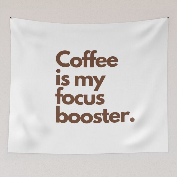 Item preview, Coffee is my focus booster I Funny Quotes iPhone Case Phone Case T Shirt designed and sold by Sshmorr.