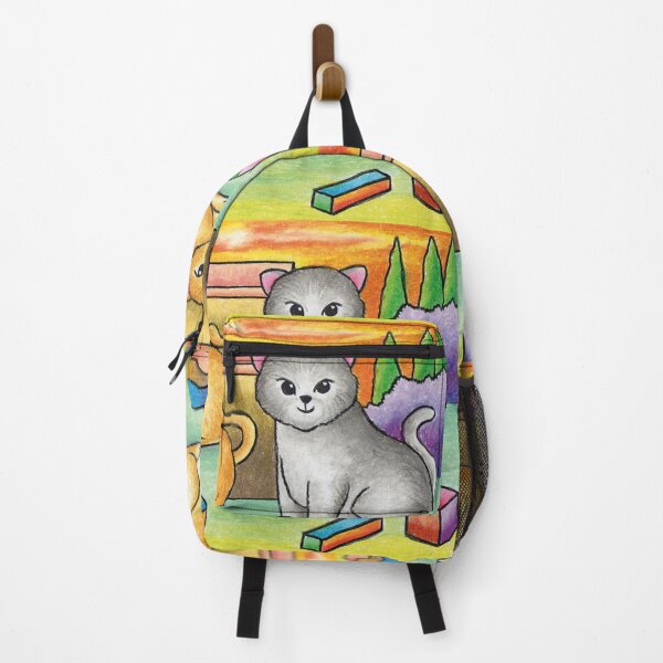 Item preview, Two cats are joking on the terrace of the house designed and sold by KARYAOKE.