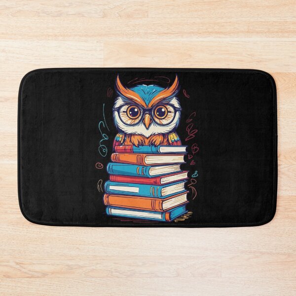 Item preview, Cute Owl Bookworm Funny Book Lover Reading designed and sold by LuminOrb.