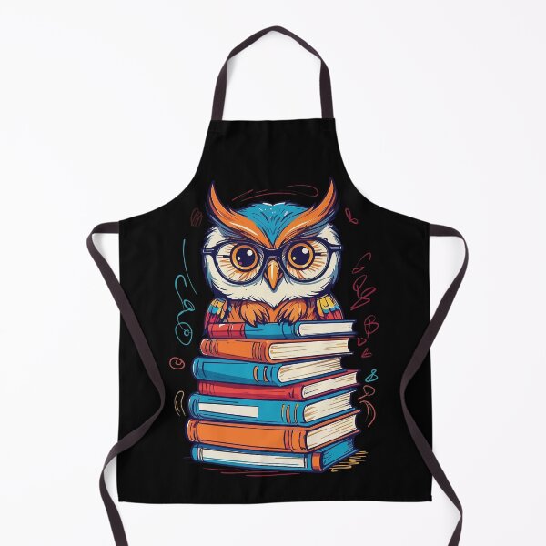 Item preview, Cute Owl Bookworm Funny Book Lover Reading designed and sold by LuminOrb.