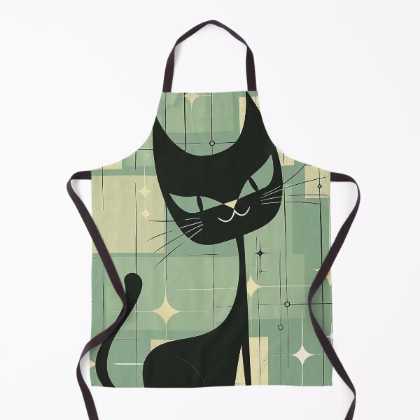 Item preview, Modern Retro Vintage Cat Art designed and sold by nomiraclehere.