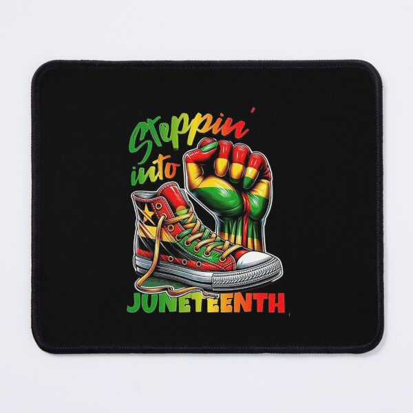 Item preview, Steppin Into Juneteenth, funny gift for black women designed and sold by love3617.