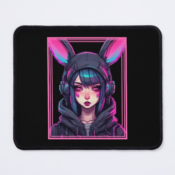 Item preview, Bunny Punk, Cyberpunk Girl, Rabbit Ears, Cute designed and sold by Burn-Ego.