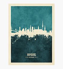 Hamburg Germany Skyline Photographic Print