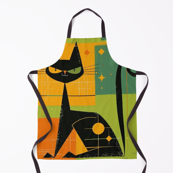 Item preview, Modern Retro Vintage Cat Art designed and sold by nomiraclehere.