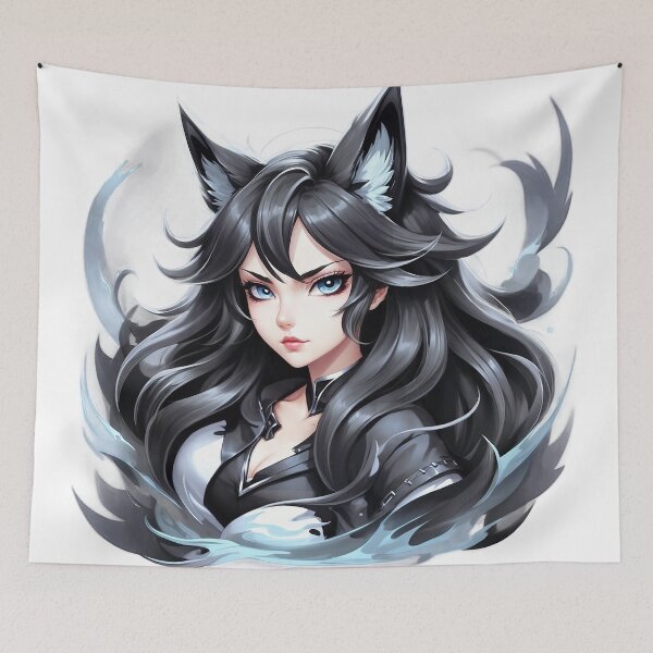 Item preview, Mystic Fox Spirit Ahri designed and sold by Samantha AI Artist.