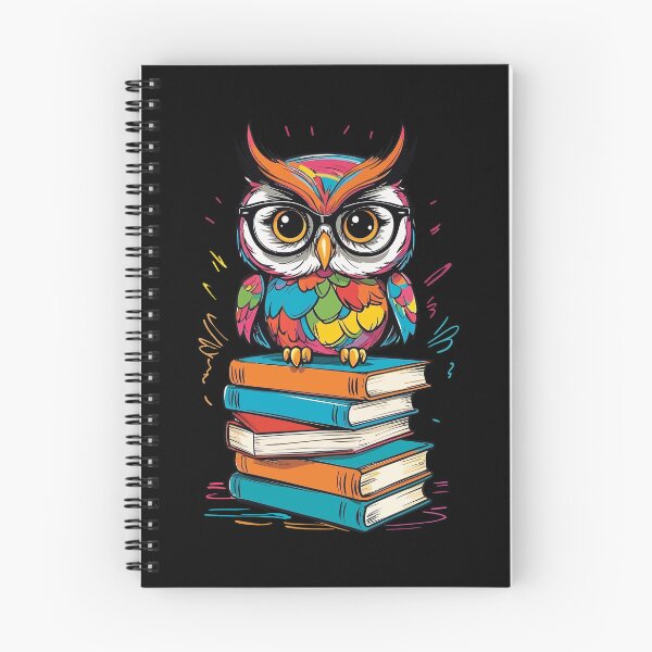 Item preview, Cute Owl Bookworm Sweet Book Illustration designed and sold by LuminOrb.