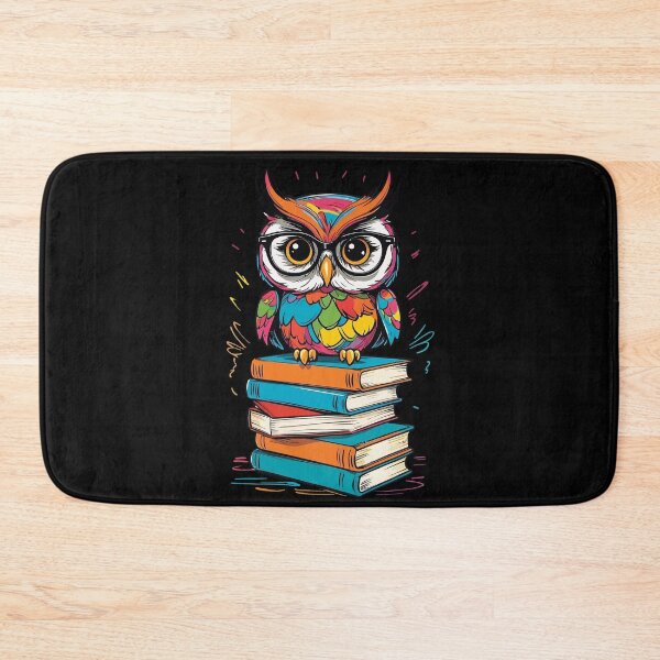 Item preview, Cute Owl Bookworm Sweet Book Illustration designed and sold by LuminOrb.