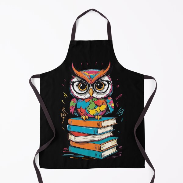 Item preview, Cute Owl Bookworm Sweet Book Illustration designed and sold by LuminOrb.