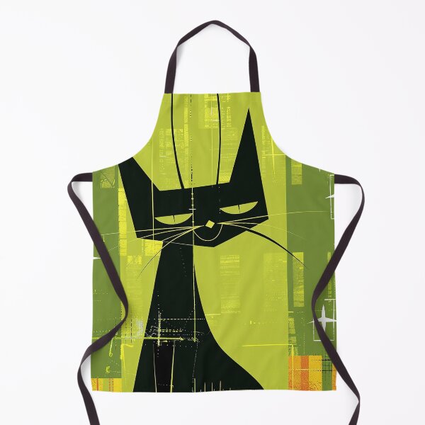 Item preview, Modern Retro Vintage Cat Art designed and sold by nomiraclehere.