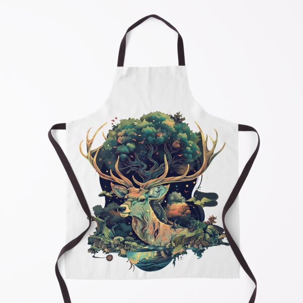 Item preview, Magical Deer in the Forest Design designed and sold by slemfiskz.