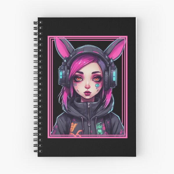 Item preview, Punk Bunny, Cyberpunk Girl, Rabbit Ears, Cute designed and sold by Burn-Ego.