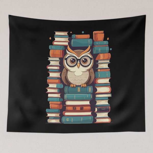 Item preview, Bücher Eule Für Eulen Liebhaber Und Leseratte designed and sold by LuminOrb.