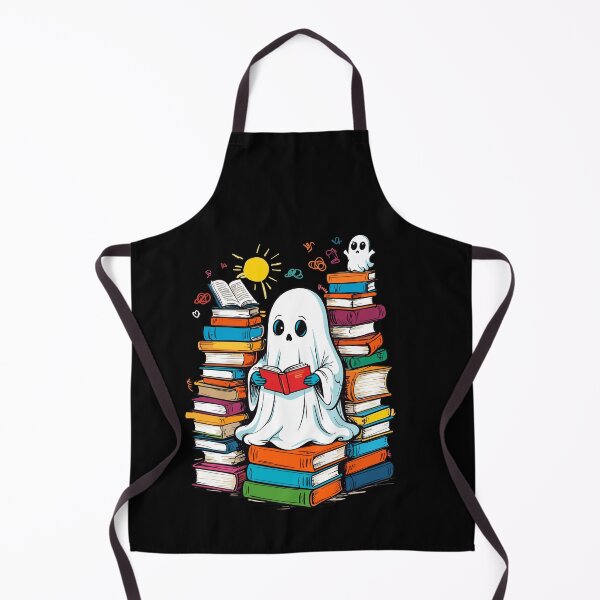 Item preview, Reading Halloween Ghost Book Lover Style designed and sold by LuminOrb.