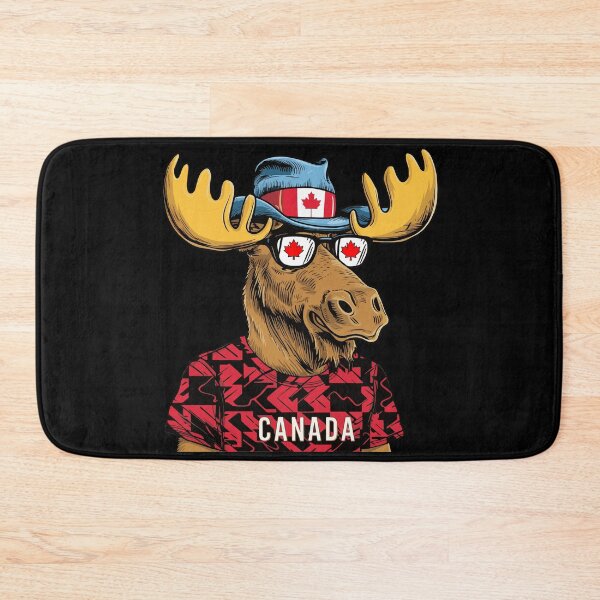 Item preview, Maple Leaf Patriotic Moose Sunglasses Canada Flag  designed and sold by Smix Pixels.