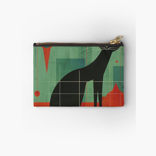 Item preview, Modern Retro Vintage Cat Art designed and sold by nomiraclehere.