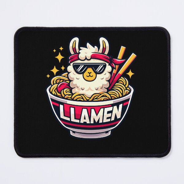 Item preview, Funny Llamen Llama Ramen Anime Kawaii Eating Noodles designed and sold by Dressed For  Duty.