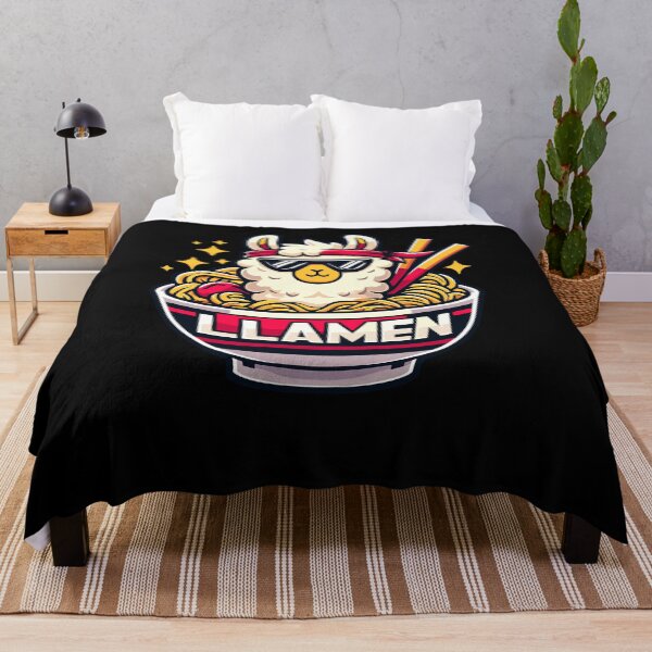 Item preview, Funny Llamen Llama Ramen Anime Kawaii Eating Noodles designed and sold by Dressed For  Duty.