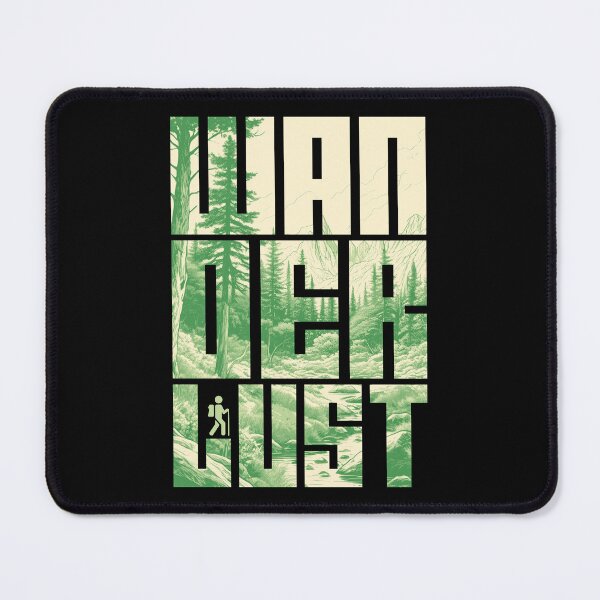 Item preview, Wanderlust Mountain Hike Wilderness Hiking Hiker Adventure designed and sold by GrandeDuc.