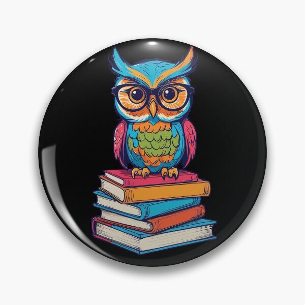 Item preview, Cute Book Owl Literary Enthusiast Funny Reader designed and sold by LuminOrb.