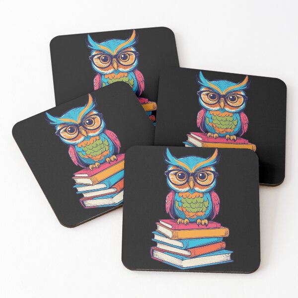 Item preview, Cute Book Owl Literary Enthusiast Funny Reader designed and sold by LuminOrb.