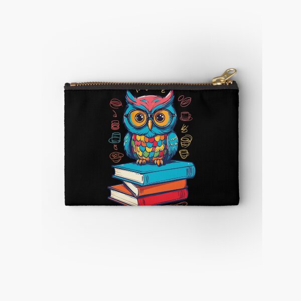 Item preview, Cute Owl Bookworm Funny Book Lover Reader designed and sold by LuminOrb.