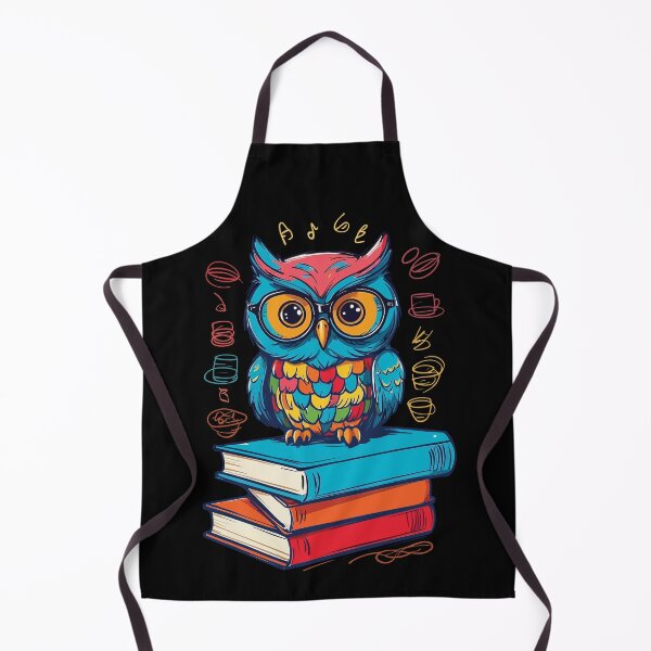 Item preview, Cute Owl Bookworm Funny Book Lover Reader designed and sold by LuminOrb.