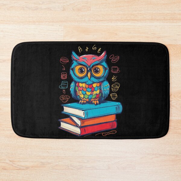 Item preview, Cute Owl Bookworm Funny Book Lover Reader designed and sold by LuminOrb.